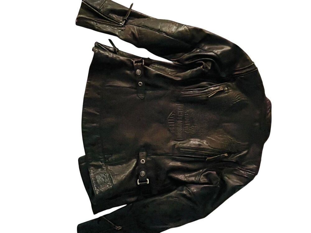 Harley-Davidson Women’s Leather Biker Jacket - Picture 12 of 12